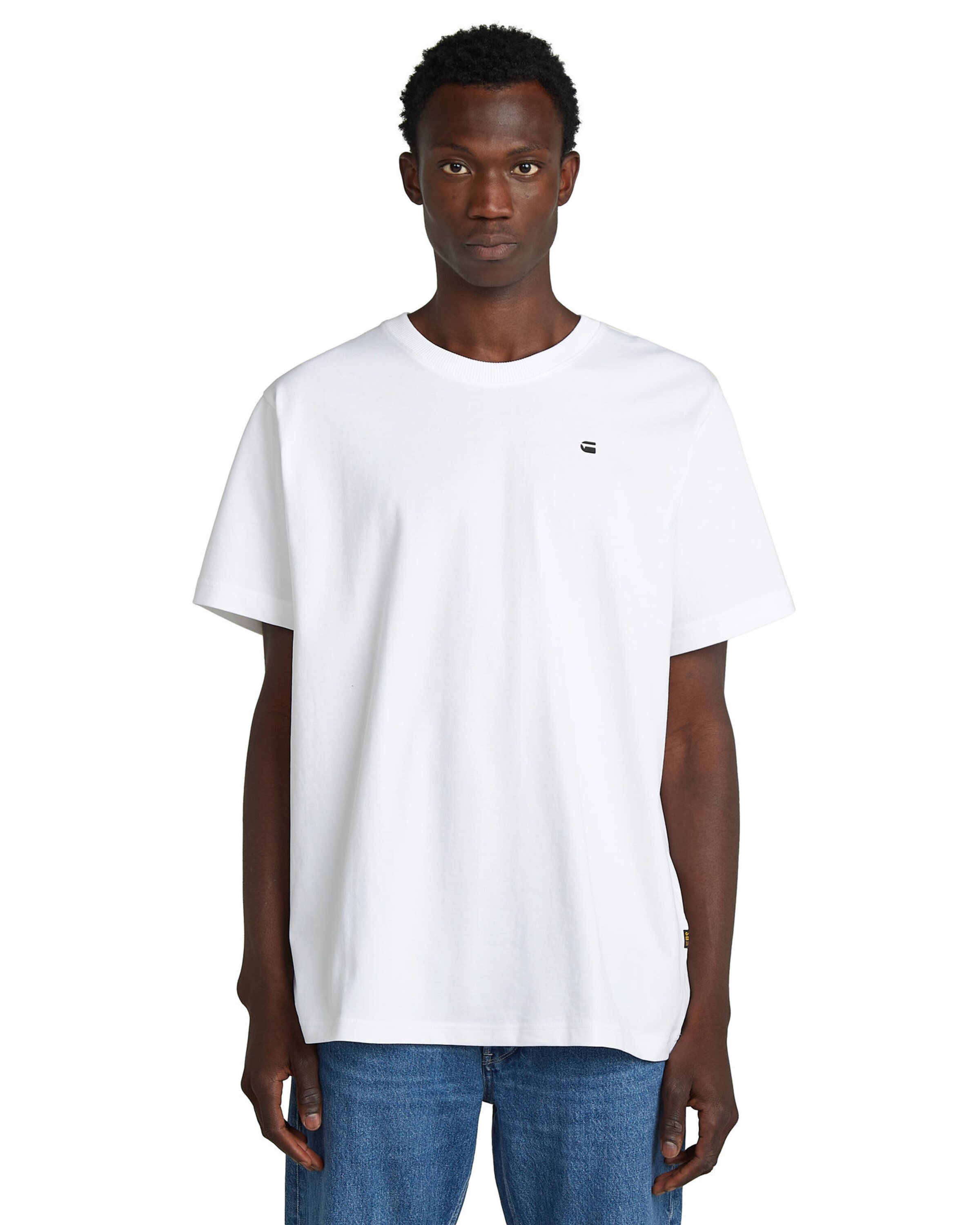 T-Shirt G-STAR en blanc : devant