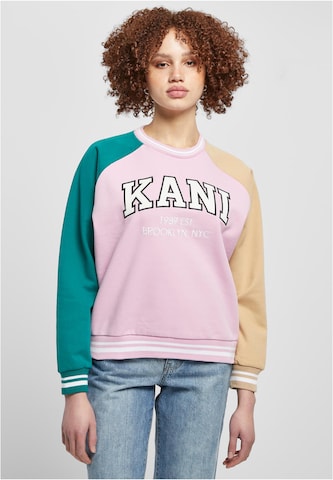 Karl Kani Sweatshirt in Roze: voorkant