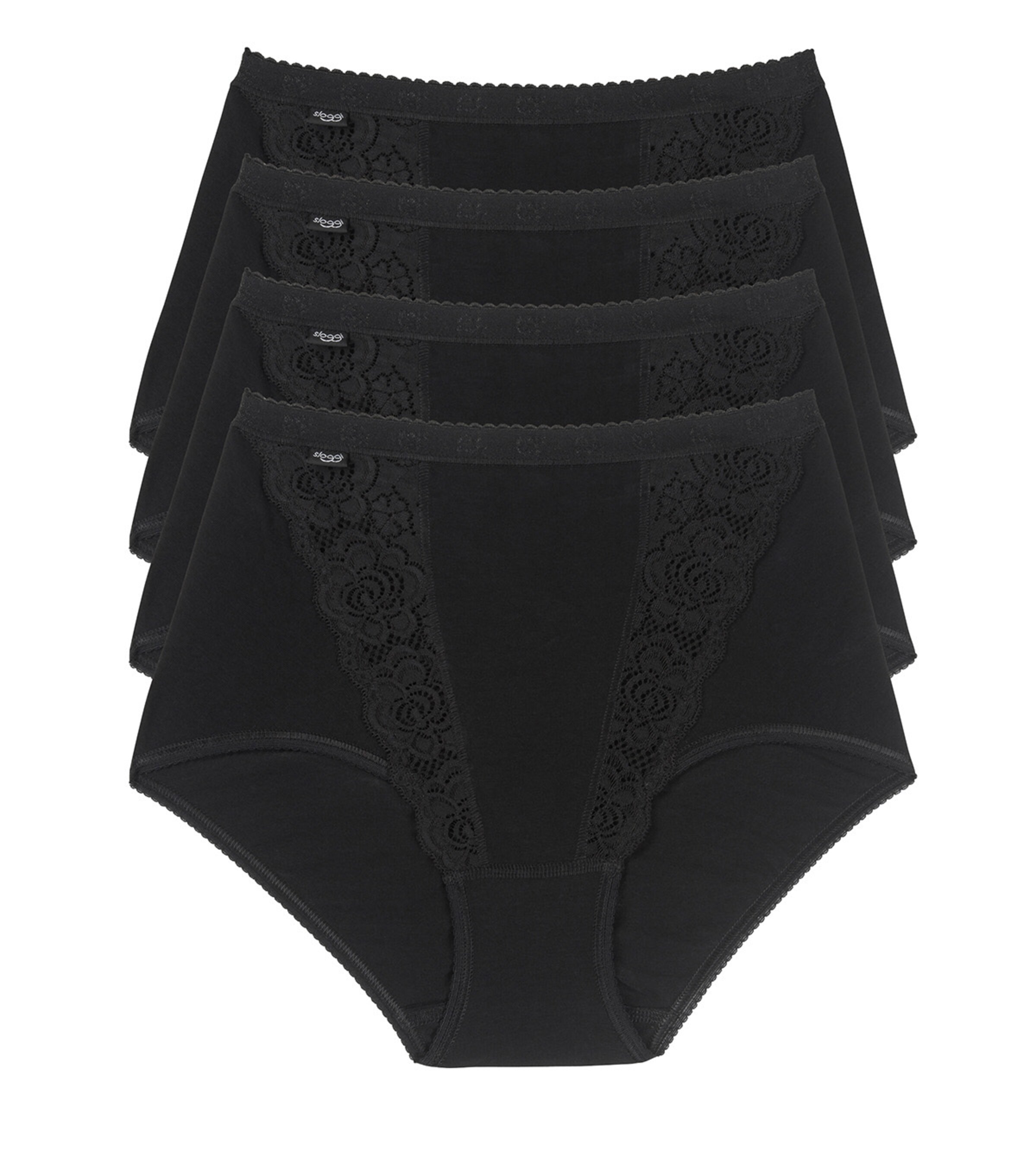 SLOGGI Slip - fekete: elől