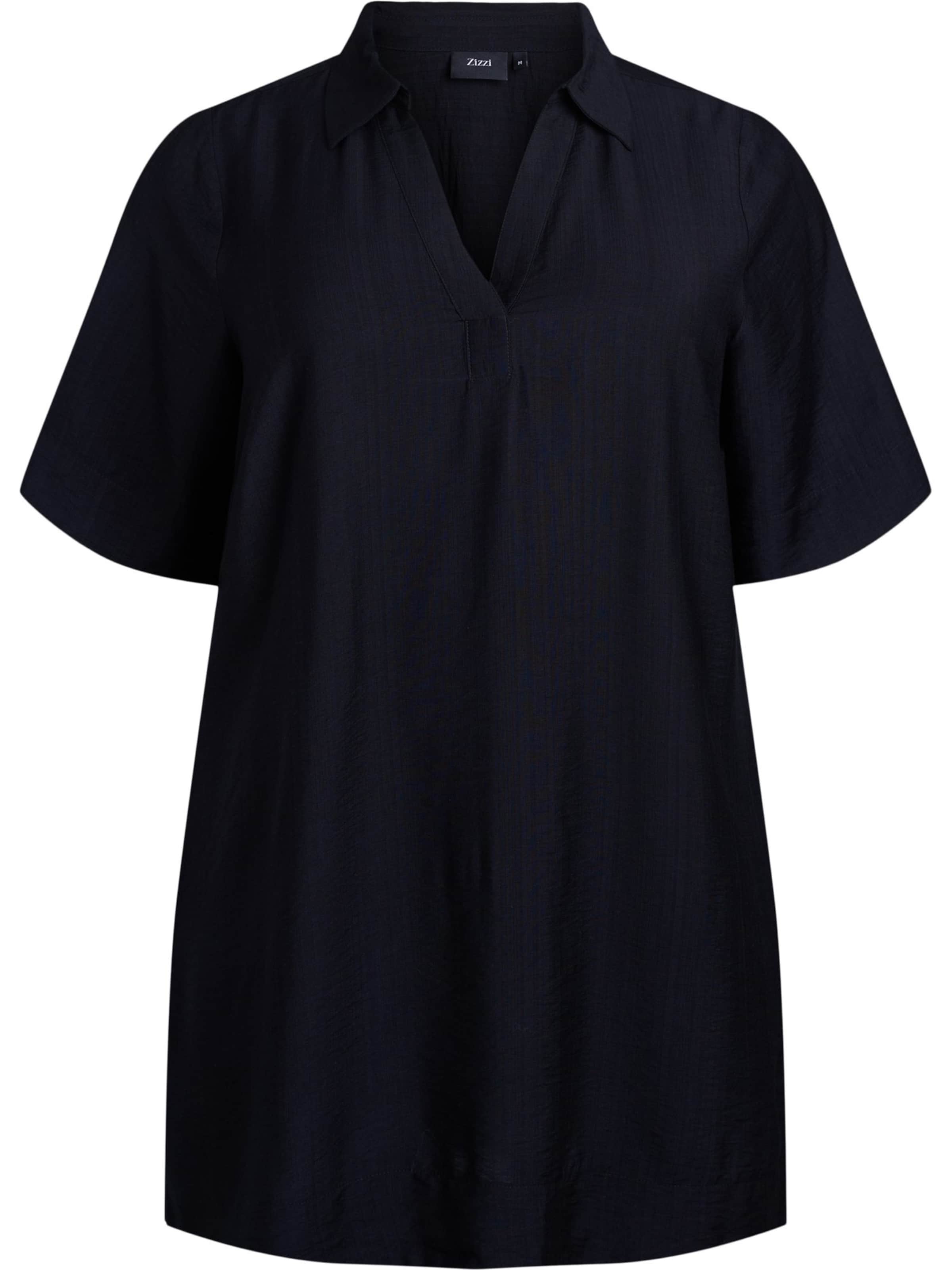 Zizzi Τουνίκ 'Epolly' σε μαύρο: μπροστά