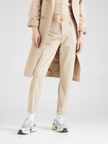 Regular Pantalon chino 'BIANA' ONLY en beige : devant