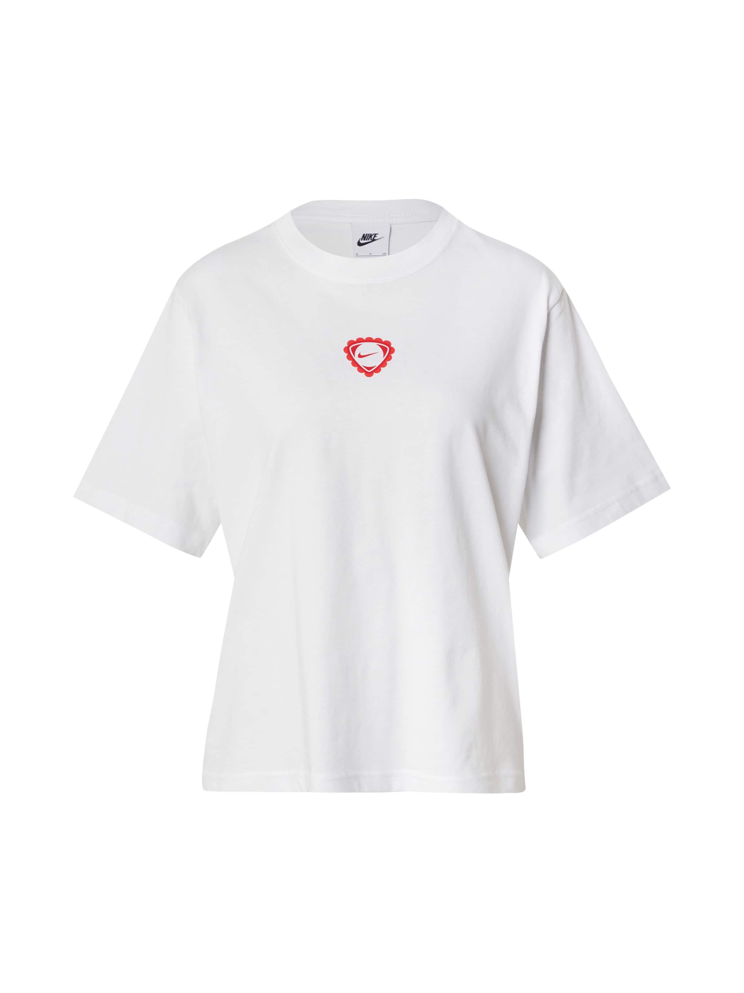 Tricou de la Nike Sportswear pe alb: față