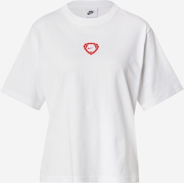 Nike Sportswear Shirt in White: front