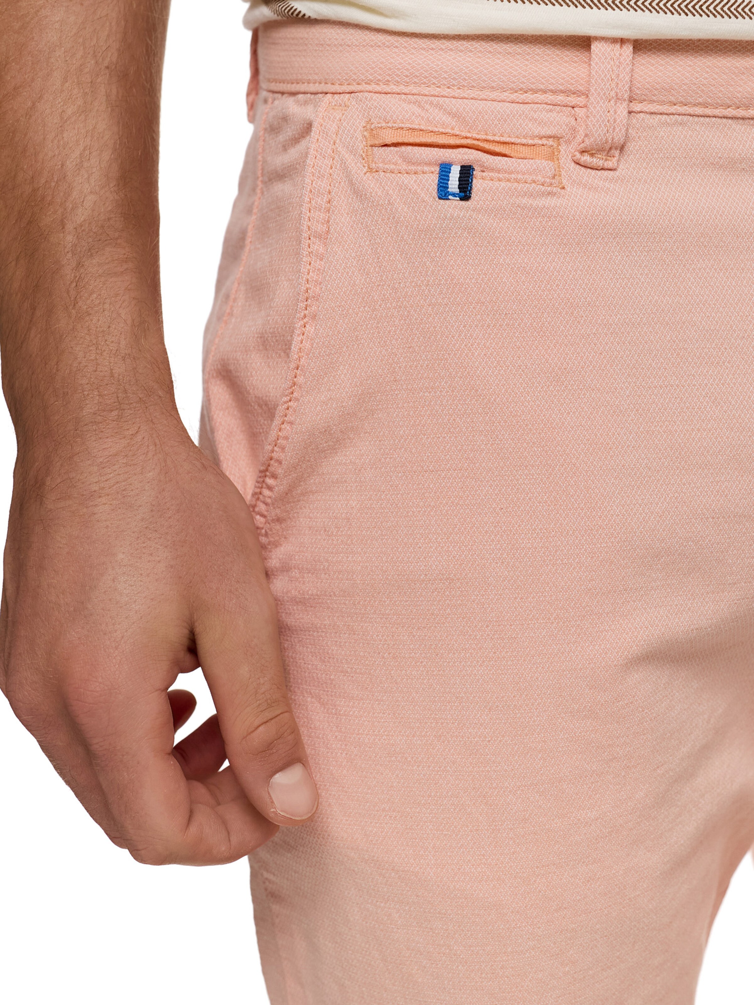 INDICODE JEANS Regular Chino Pants in Orange