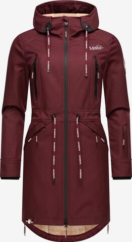 MARIKOO Between-seasons parka in Red: front