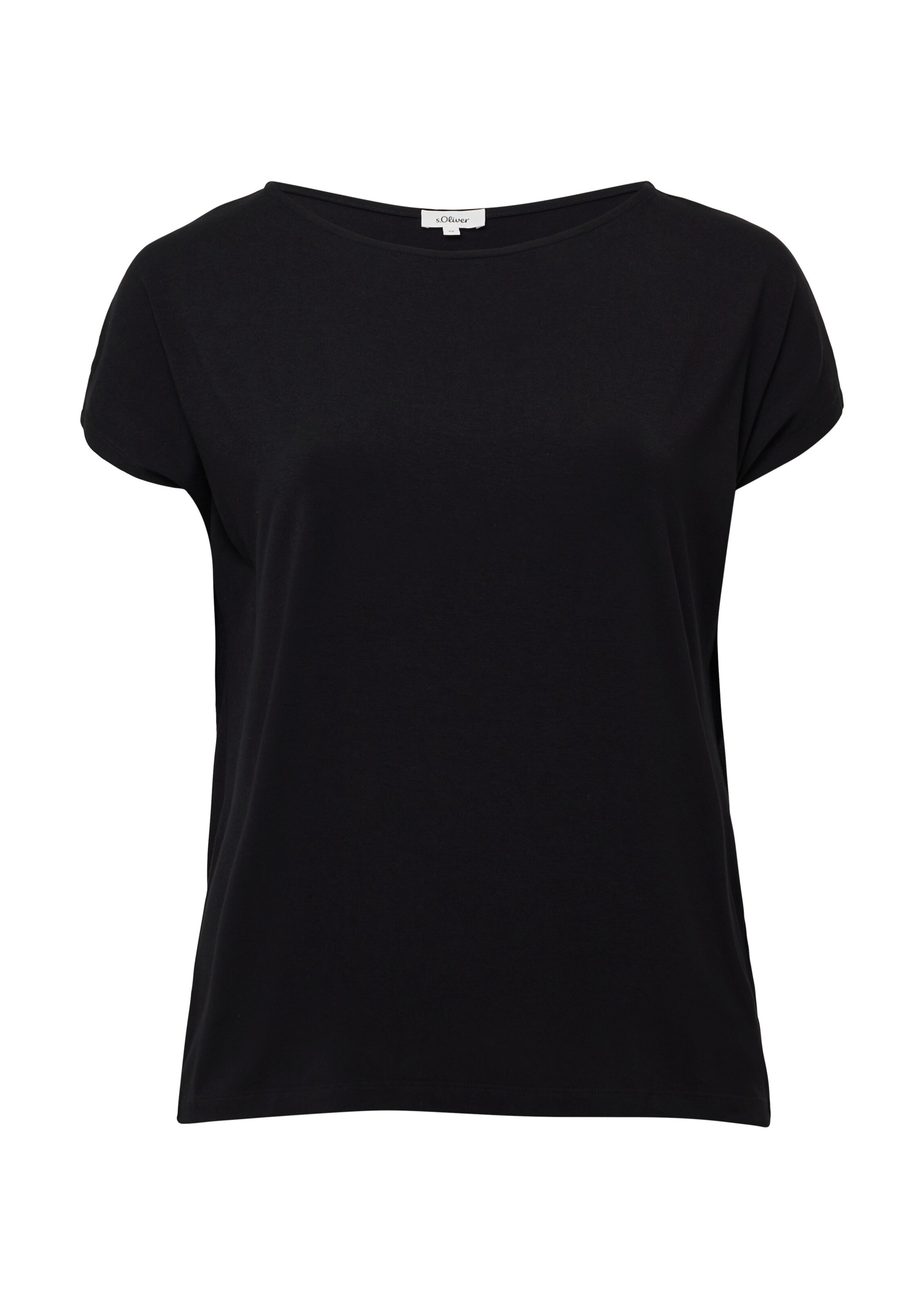 s.Oliver Red Label Plus Shirt in Black: front