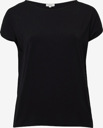 s.Oliver T-Shirt in Schwarz: Vorderseite