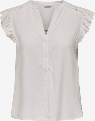 ONLY Blouse 'ONLROSELLA' in Wit: voorkant