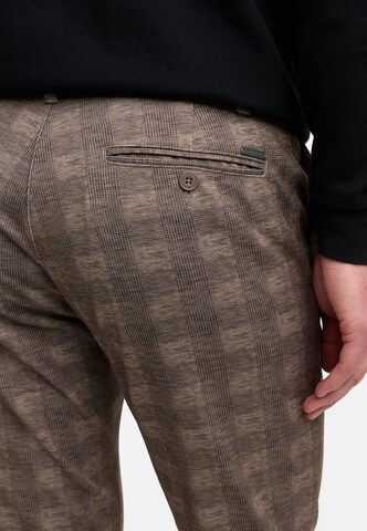 JEFF Slimfit Chino 'Leo' in Bruin