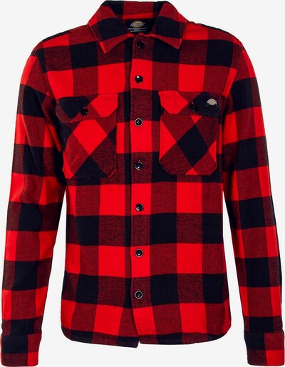 DICKIES Hemd 'New Sacramento' in rot / schwarz, Produktansicht