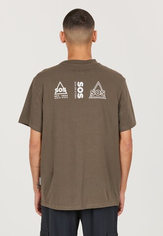 SOS Performance Shirt 'Dolomiti' in Brown