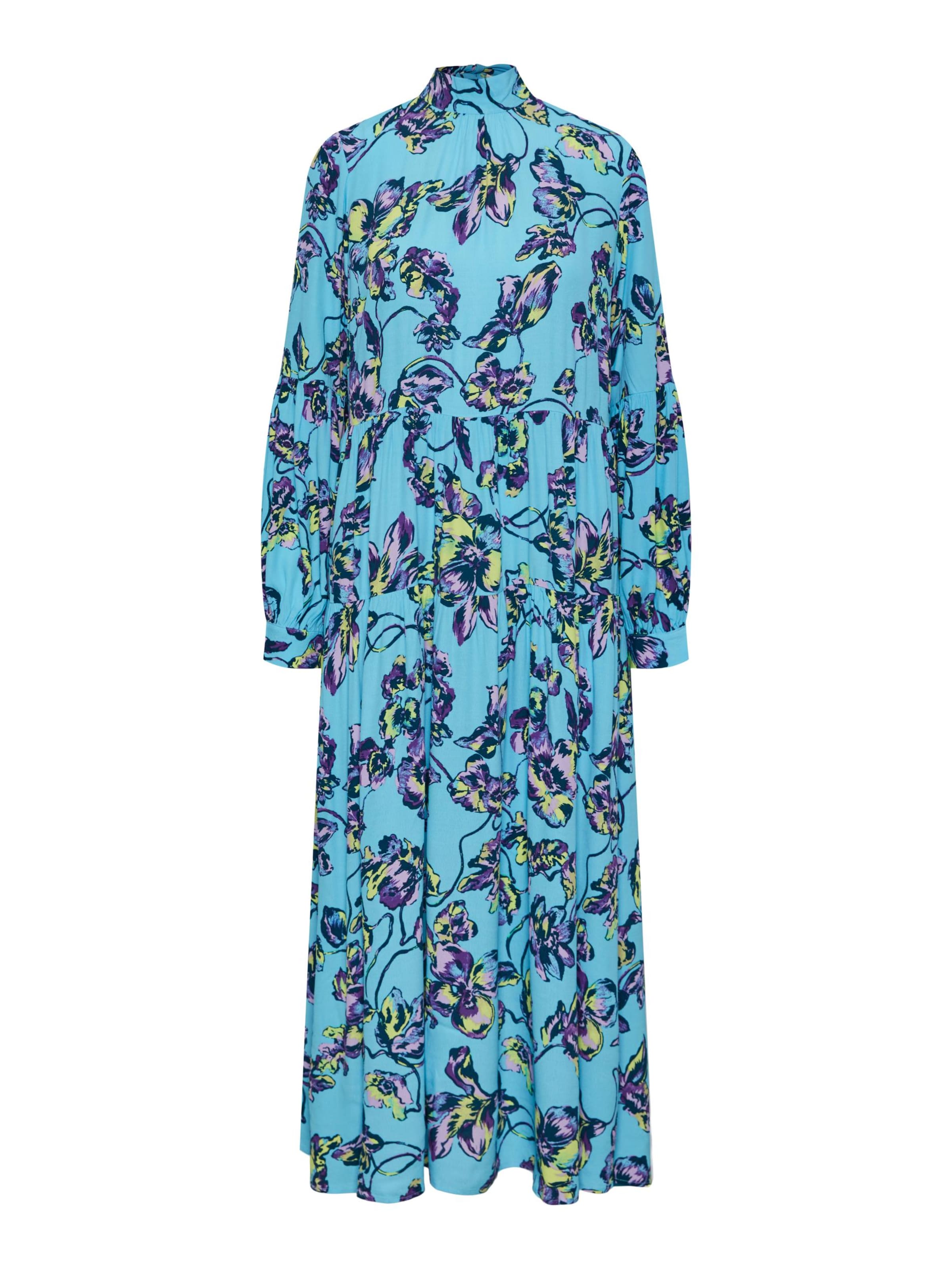 YAS Klänning 'Topaz' i blå: framsida