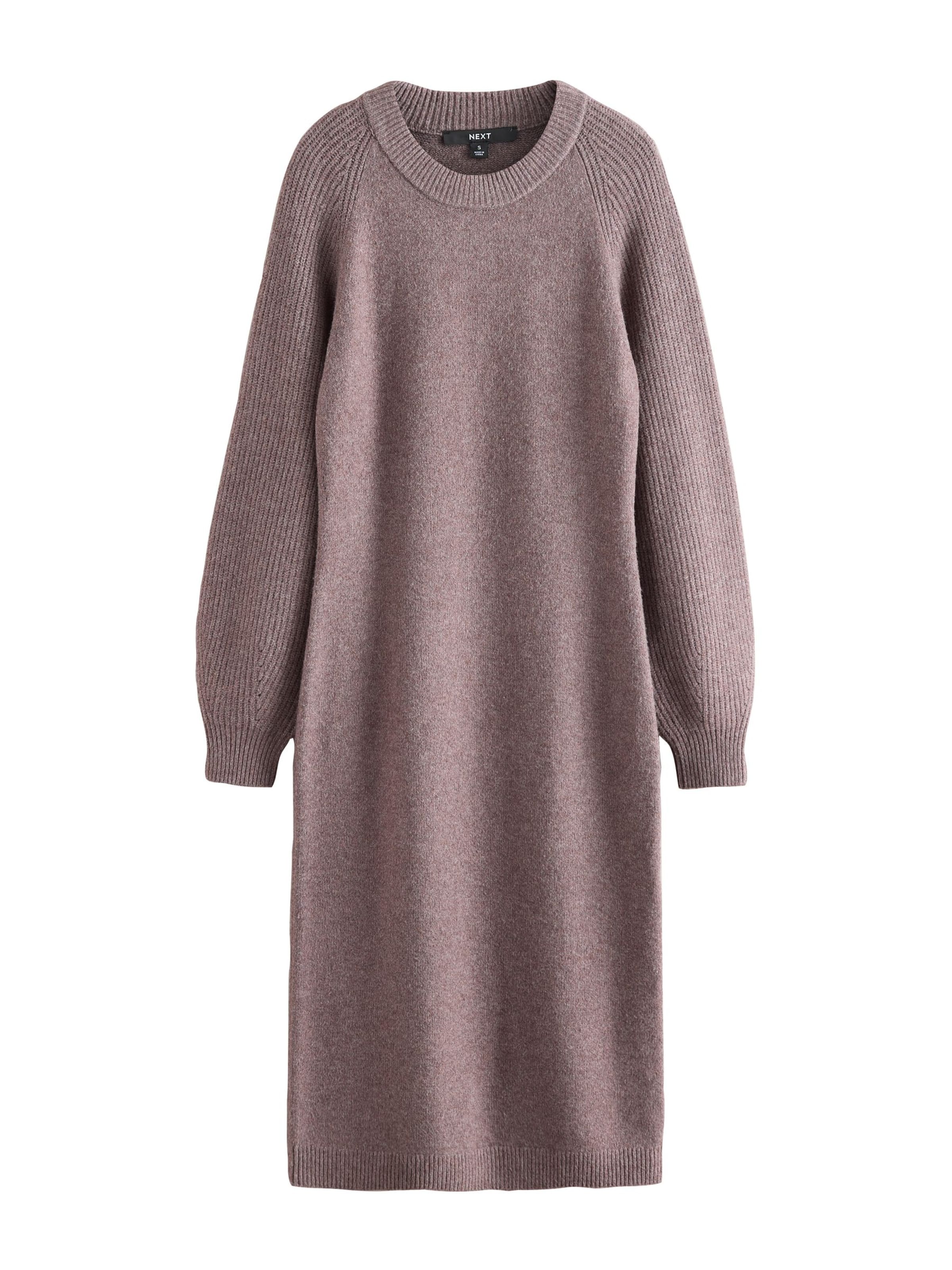 brūns Next Adīta kleita: no priekšpuses