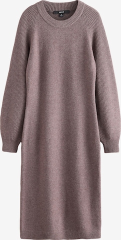 NextPletena haljina - ljubičasta boja: prednji dio