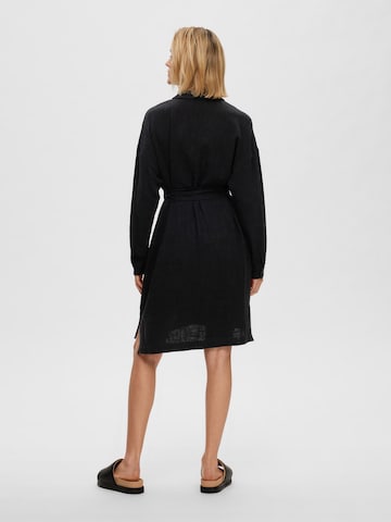 SELECTED FEMME Shirt Dress 'VIVA-TONIA' in Black