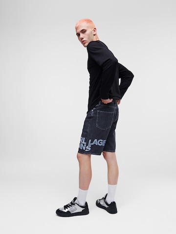 Karl Lagerfeld tavaline Teksapüksid, värv hall