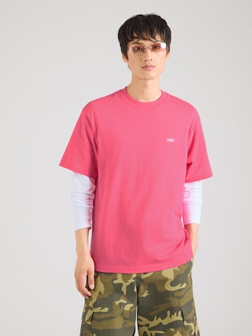VANS - Camiseta 'LEFT CHEST II' en rosa: frente