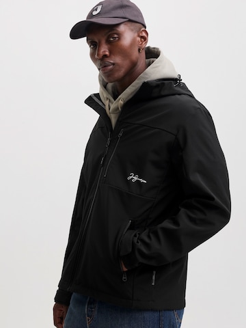JACK & JONES Prehodna jakna 'JJLUPO' | črna barva