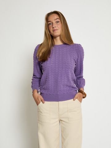 Pullover 'Rosy' di Peppercorn in lilla: frontale