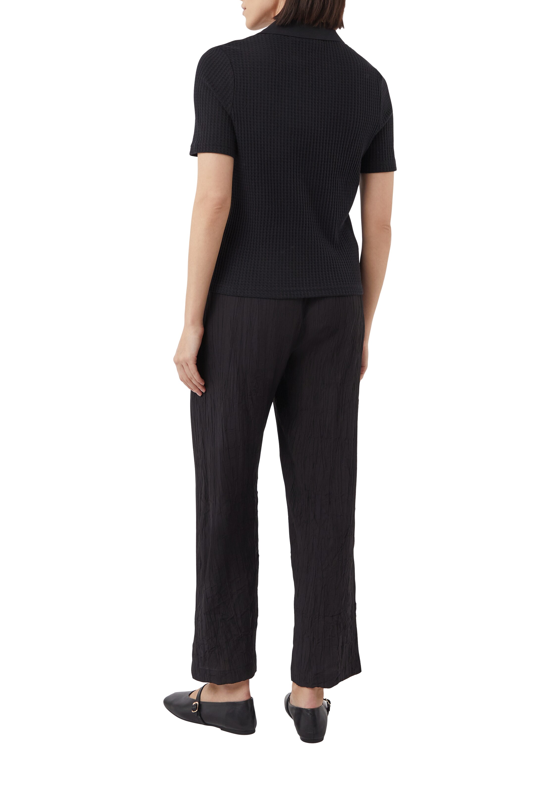 T-shirt comma casual identity en noir : derrière