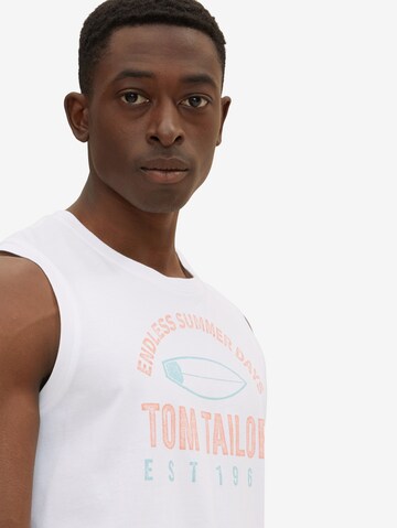 TOM TAILOR - Camiseta en blanco
