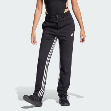 ADIDAS SPORTSWEAR Regular Workout Pants in Black: front