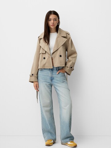 Veste mi-saison Bershka en gris