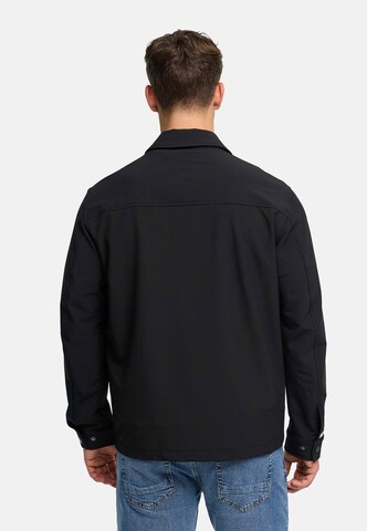 INDICODE JEANS Comfort fit Zakelijk overhemd 'Rommie' in Zwart