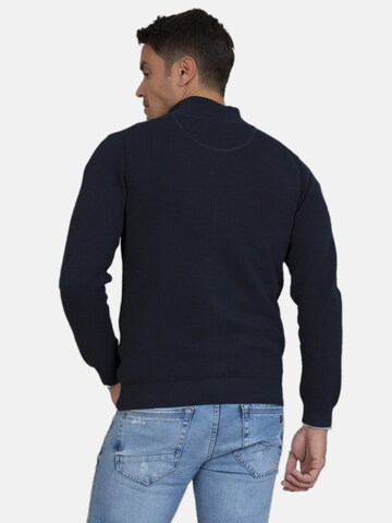 Sir Raymond Tailor Knit Cardigan 'Mass' in Blue