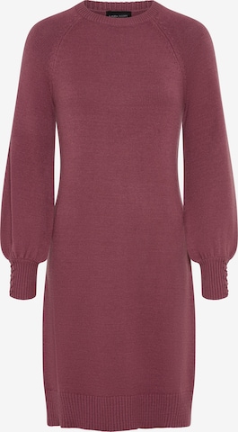LAURA SCOTT Knitted dress in Pink: front