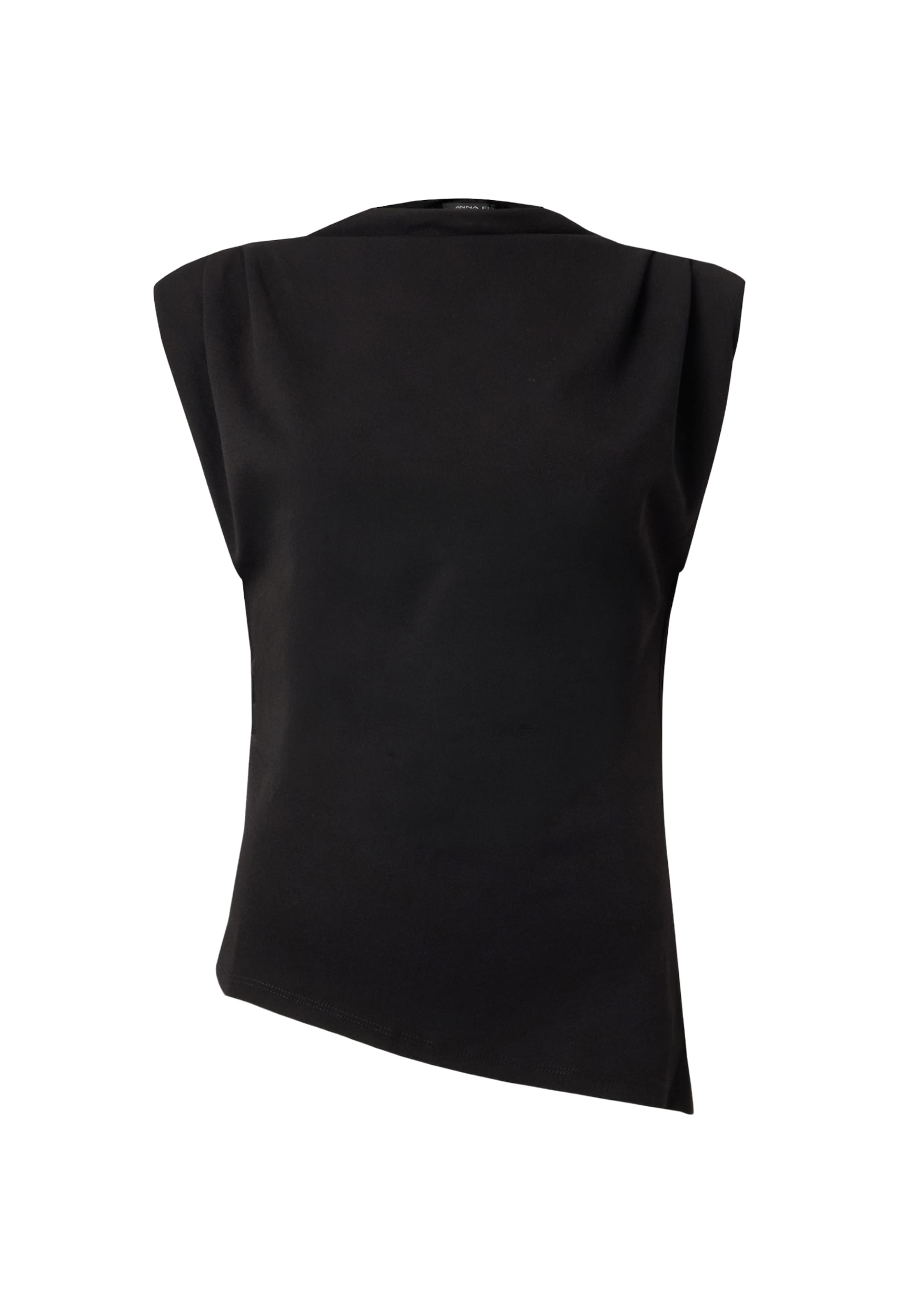 Anna Field Top - Čierna: predná strana