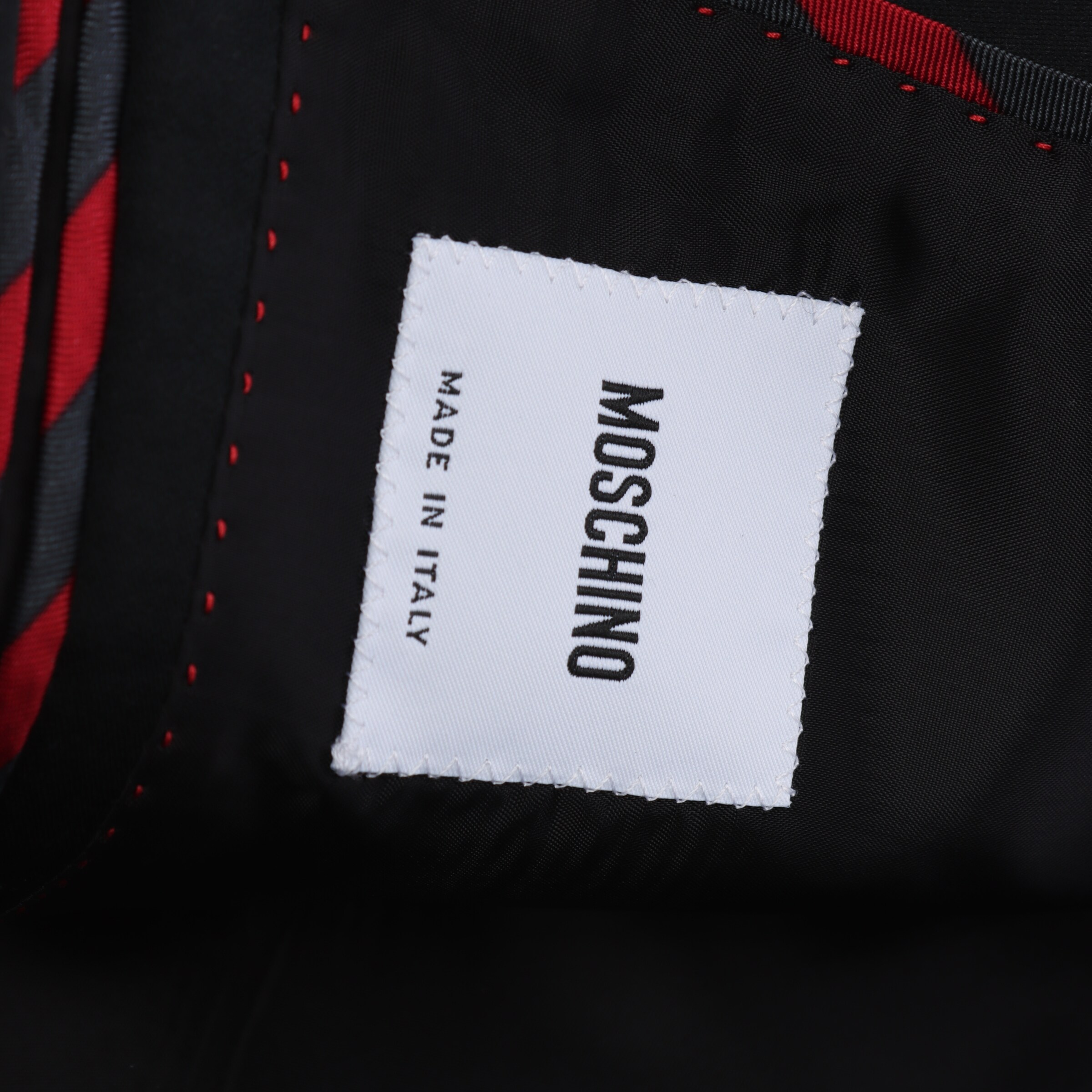 MOSCHINO Suit Jacket in XXXL in Black