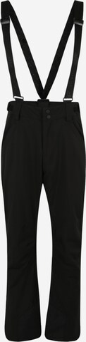 4F Outdoor Pants in Black: front