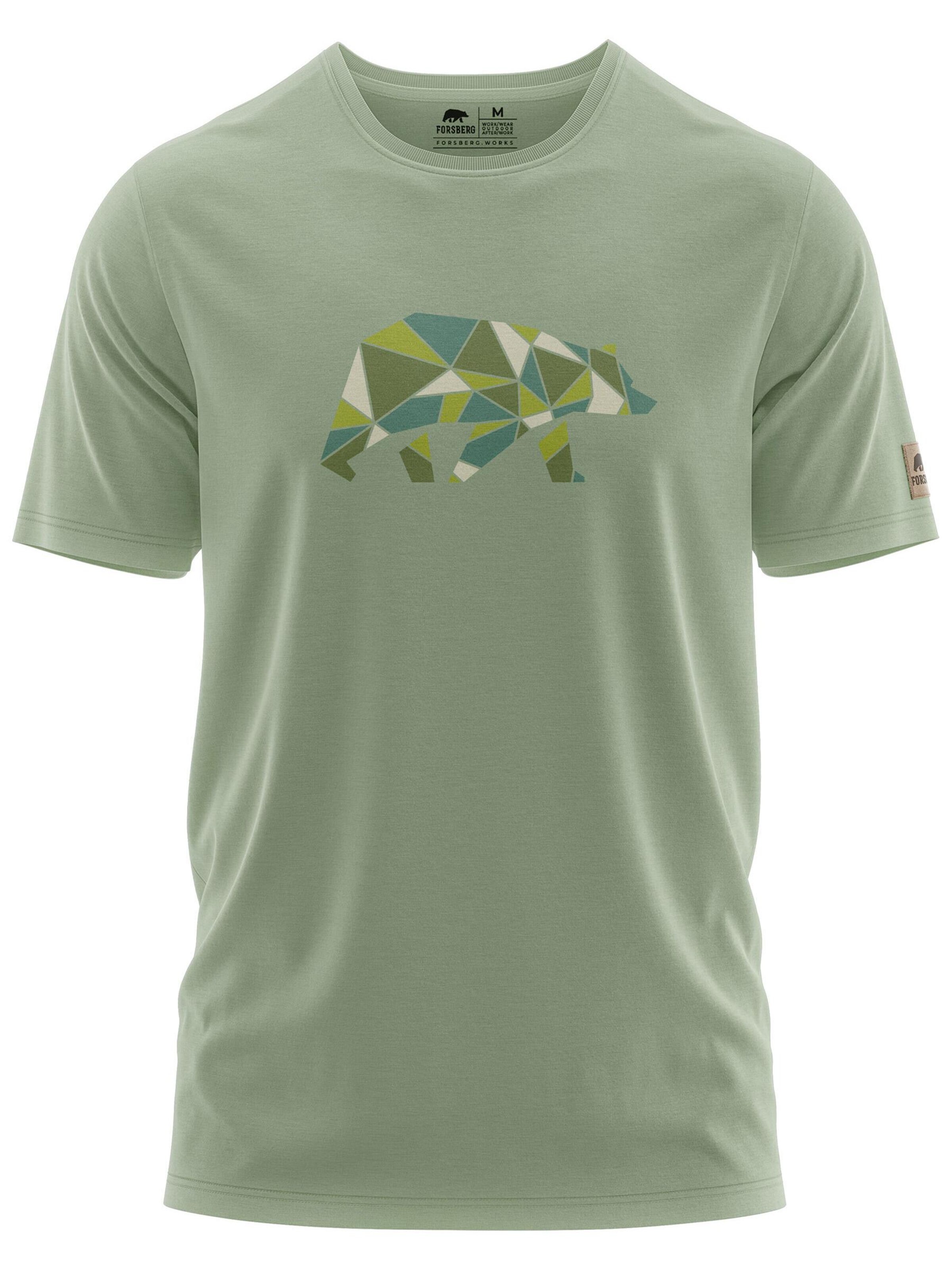 FORSBERG Shirt 'Espenson' in Green: front