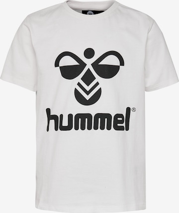 Hummel Тениска 'Tres' в бяло: отпред