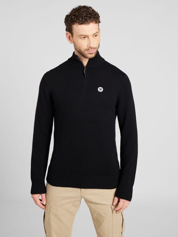 WOOD WOOD Pullover in Schwarz: Vorderseite