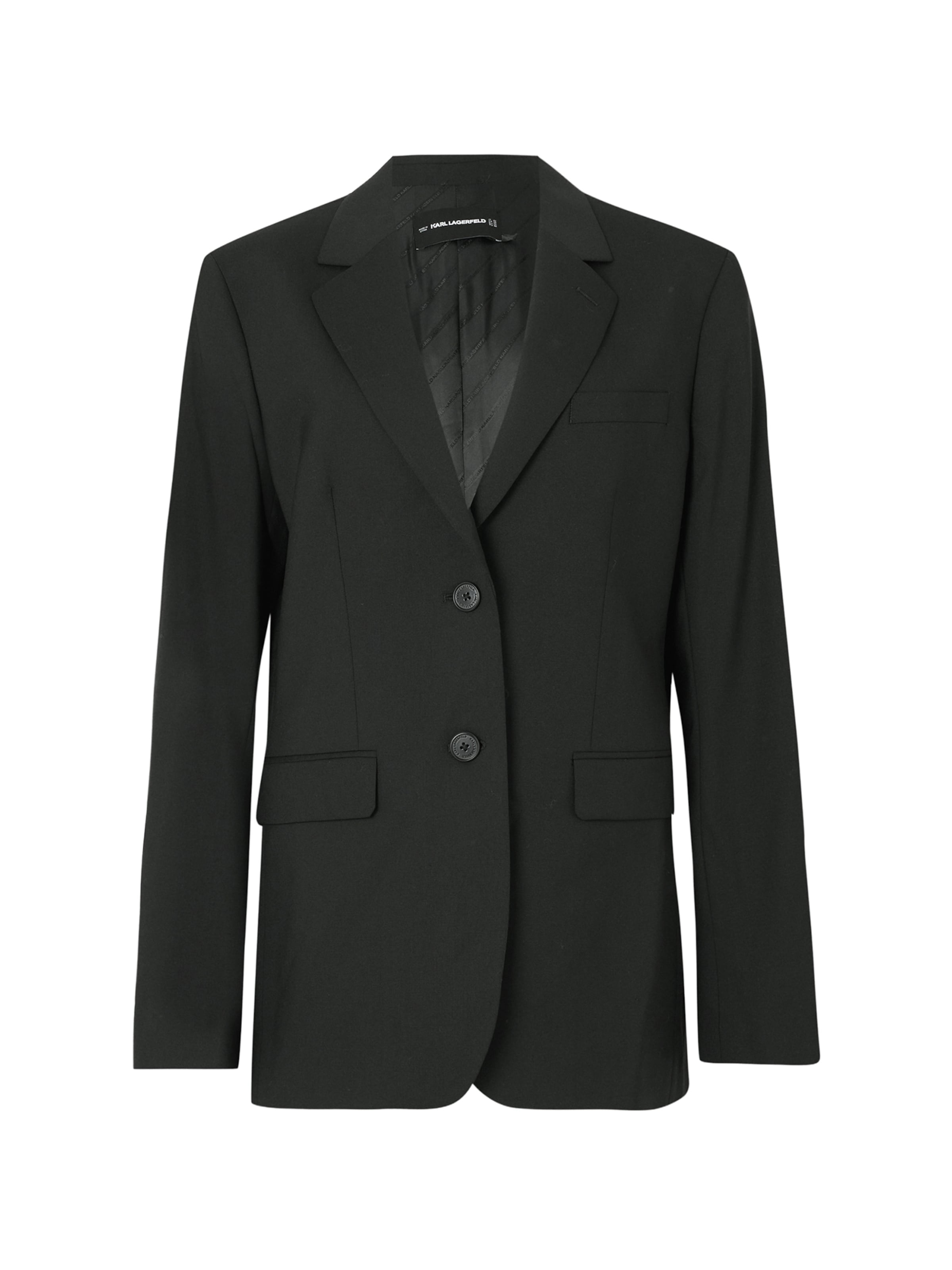 Karl LagerfeldSako - crna boja: prednji dio