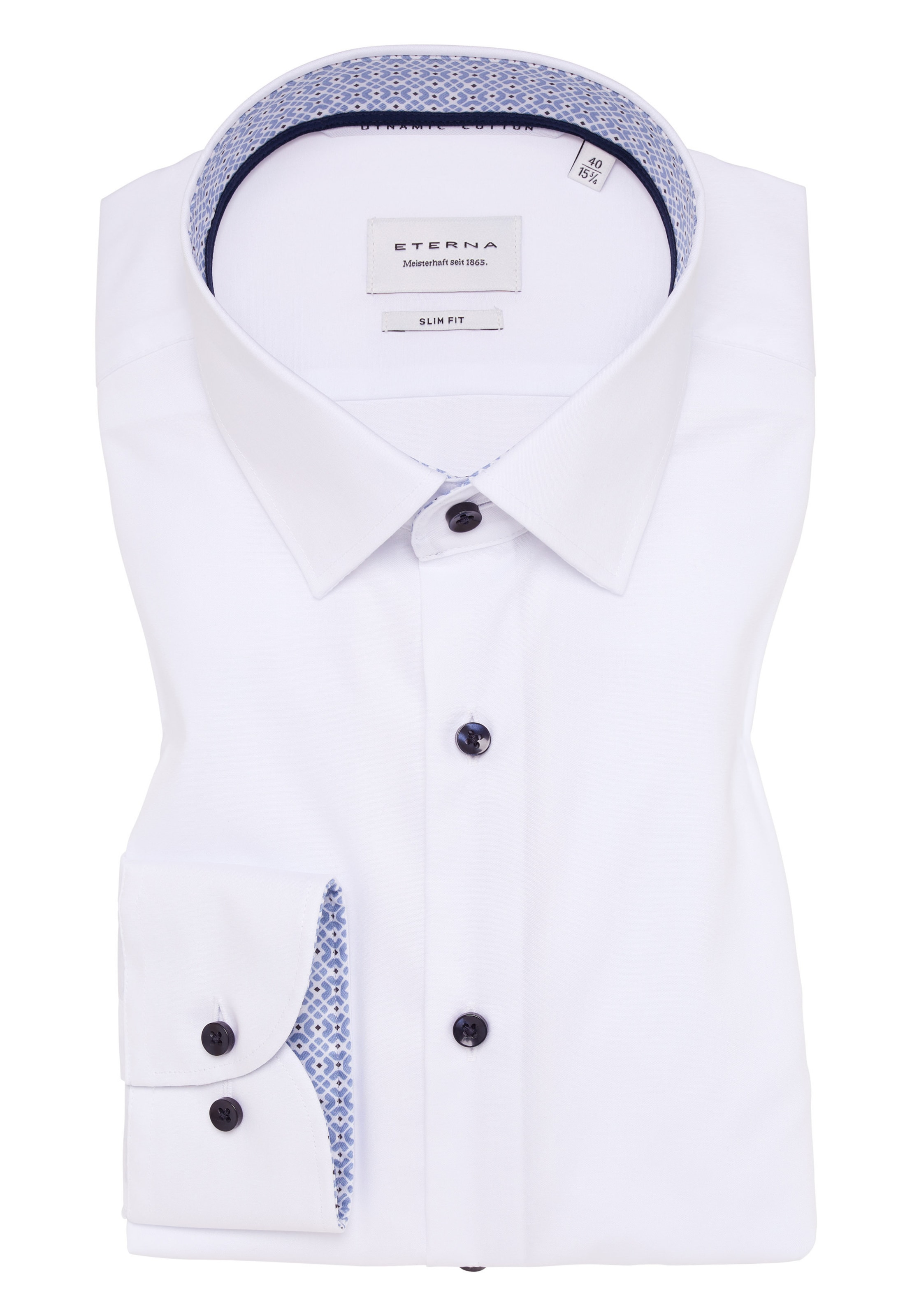 ETERNA Slim fit Zakelijk overhemd in Wit
