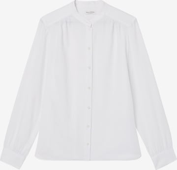 Marc O'Polo Blouse in Wit: voorkant