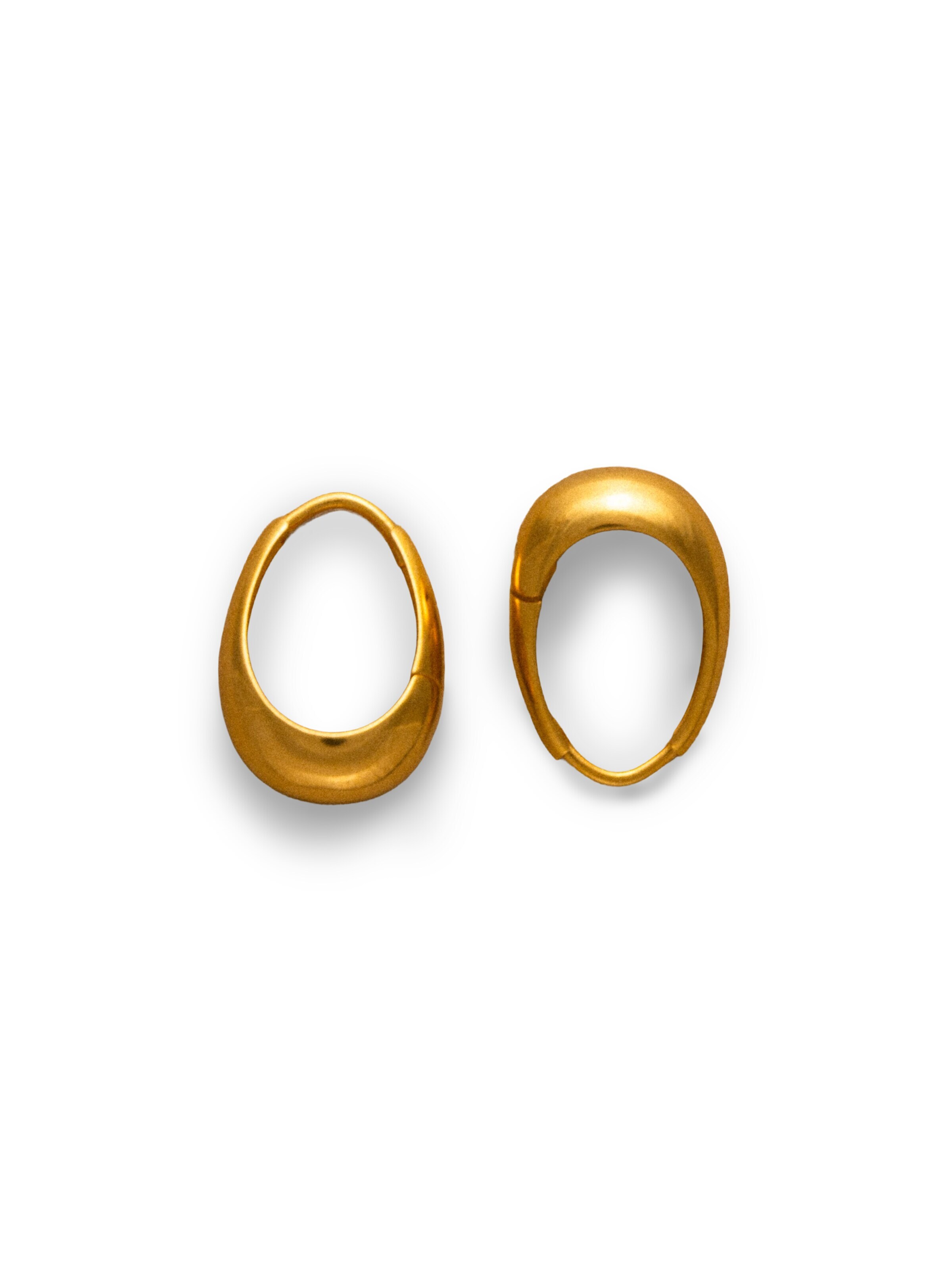 Matia Beachwear Earrings 'Vittoria Hoops' in Gold: front
