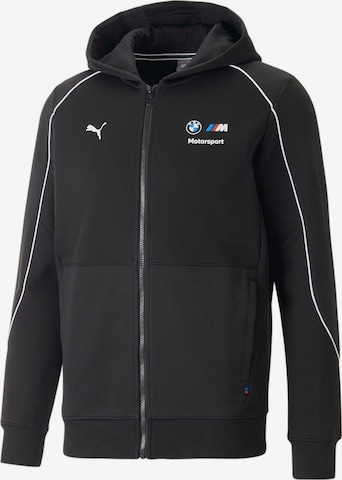 PUMA Sports sweat jacket in Black: front