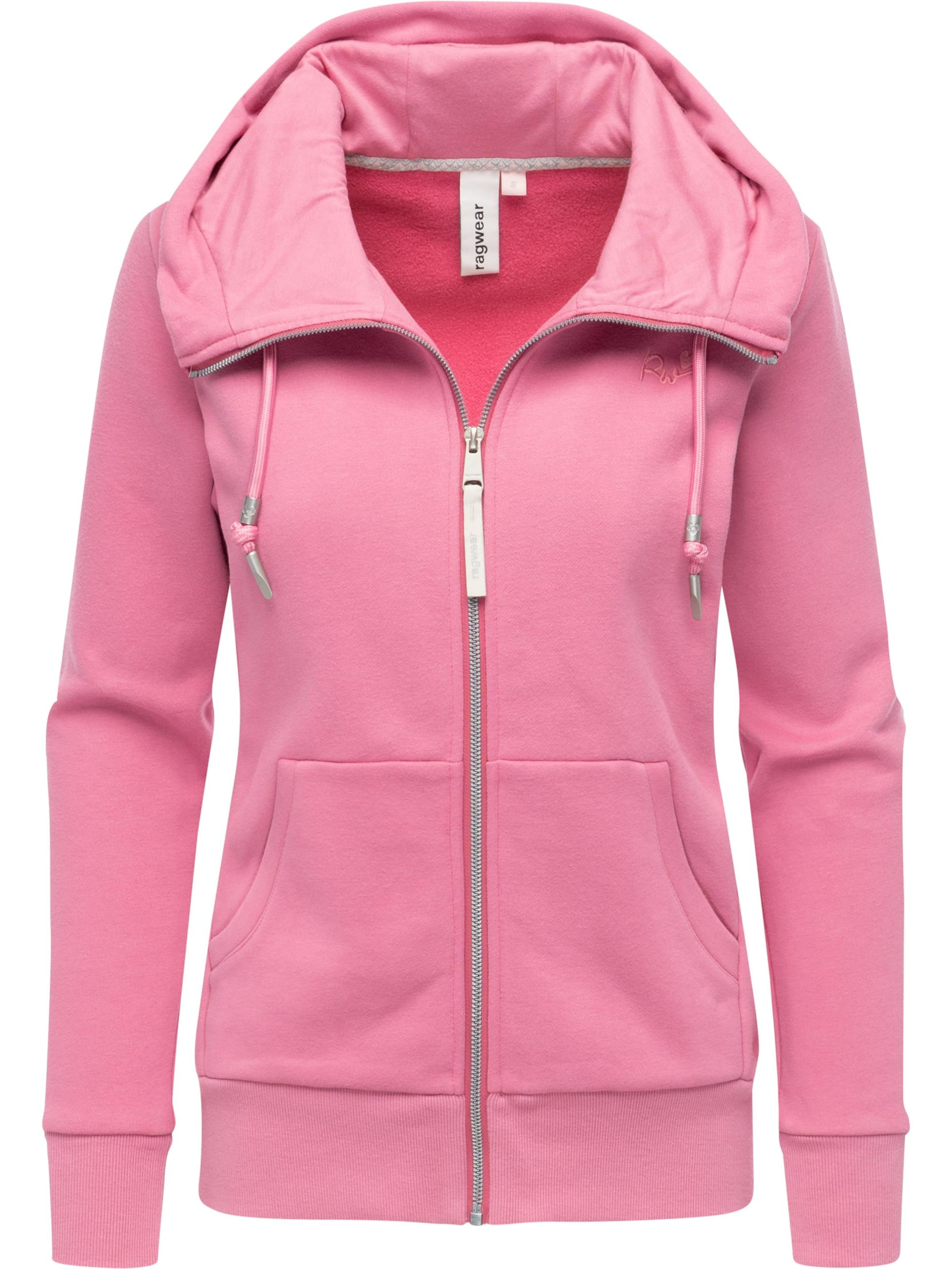 Ragwear Sweatjacke 'Neskia' in Pink: Vorderseite