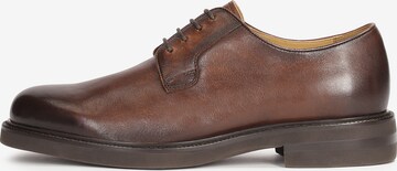 Kazar Lace-Up Shoes in Brown: front