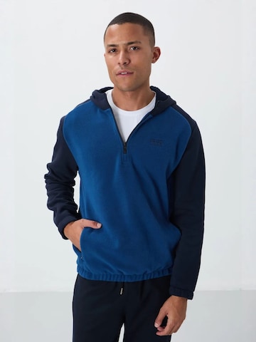 Giacca di pile di Tommy Life in blu: frontale