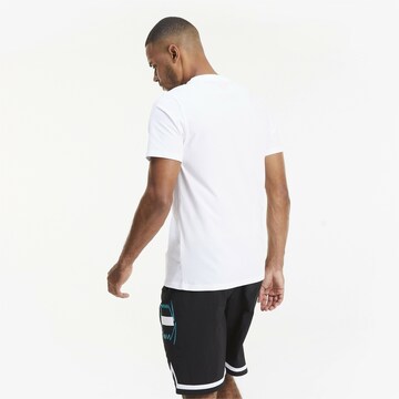 PUMA Performance Shirt 'Franchise Graphic' in White