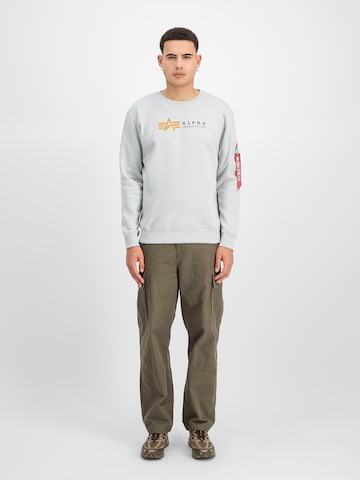 ALPHA INDUSTRIES Sweatshirt in Grey