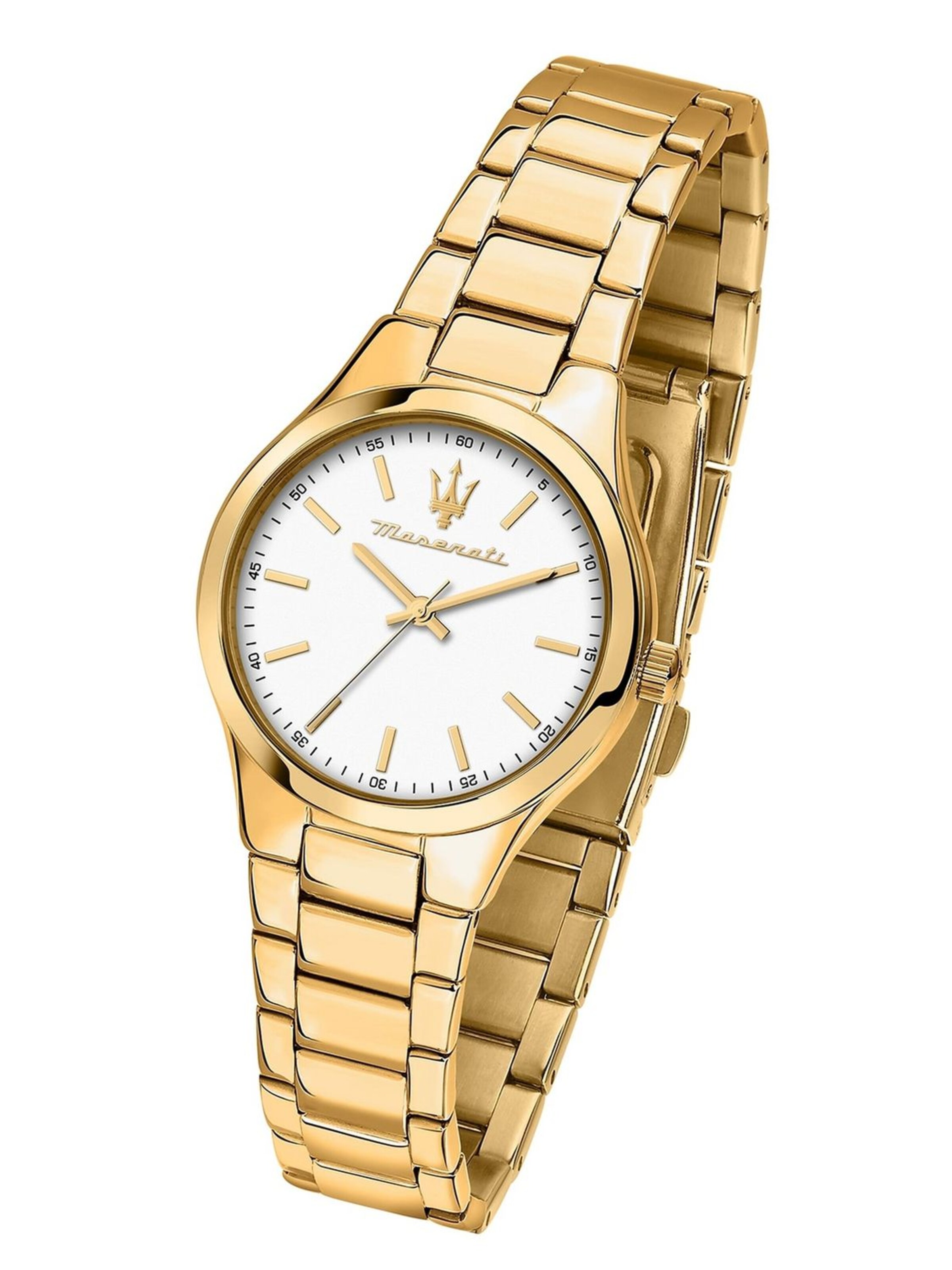 Maserati Analoog horloge in Goud: voorkant