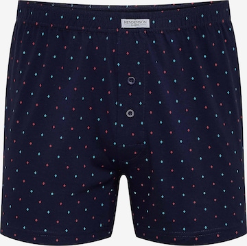 Henderson - Calzoncillo boxer 'Weiche Boxershorts aus Baumwolle Elastische locker bequem Classic XXXL' en azul: frente