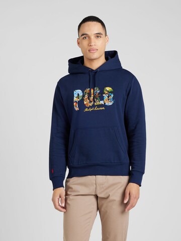 Polo Ralph Lauren - Sweatshirt em azul: frente