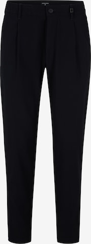 STRELLSON Regular Bundfaltenhose 'Lui' in Blau: Vorderseite